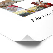 Zwart en Wit Nummer 2 Foto Collage Foto Afdruk (Hoek)