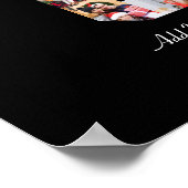 Zwart en Wit Nummer 6 Fotocollage Poster (Hoek)