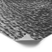 Zwart en wit olifant portret poster (Hoek)