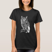 Zwart en wit ontwerp t-shirt (Voorkant)