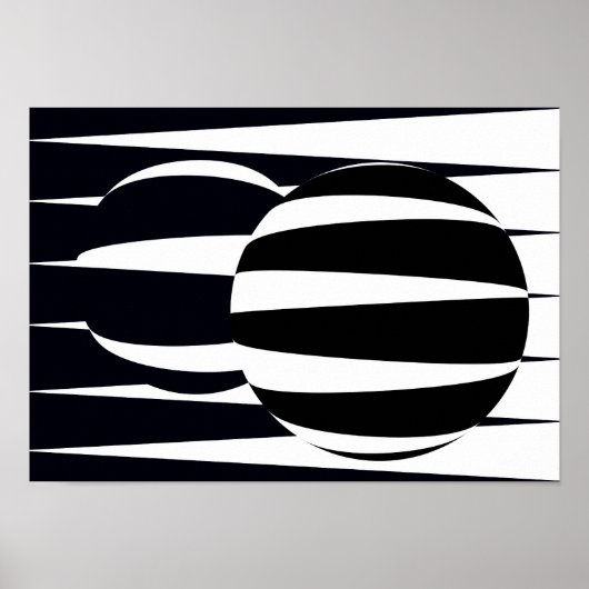 Zwart en wit poster (Voorkant)