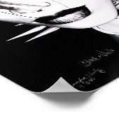 Zwart en wit poster (Hoek)