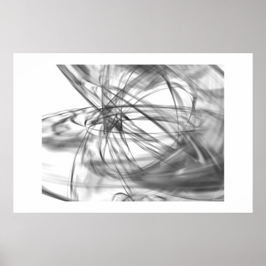 Zwart en wit poster (Voorkant)
