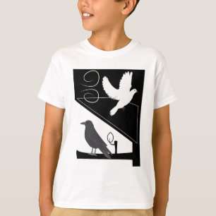 Zwart en Wit_Raven en Duif T-shirt