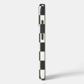 Zwart en wit schaakbord uit Case-Mate iPhone case (Achterkant / Links)