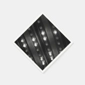 Zwart en wit servet (Hoek)