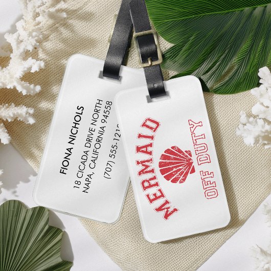 Zwart en wit strepe, speciaal Bagagelabel