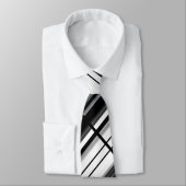 Zwart en wit stropdas (Gebonden)