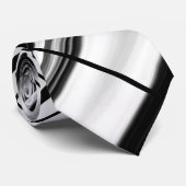 Zwart en wit stropdas (Opgerold)