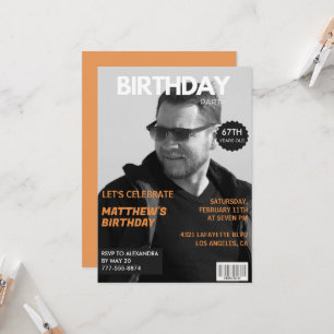 Zwart en wit Tijdschrift Redactioneel 67ste verjaa Kaart