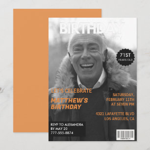 Zwart en wit Tijdschrift Redactioneel 71ste verjaa Kaart
