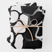 Zwart en wit verlooppapier inpakpapier vel (In situ)