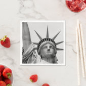Zwart en wit Vrijheidsbeeld Servet (Insitu)