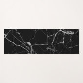 Zwart en zilver adermarmer yogamat (Voorkant (horizontaal))