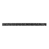 Zwart en Zilver Celestial Star Ribbon Lint (Voorkant)