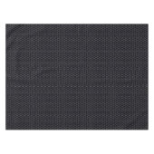 Zwart en zilver Honeycomb Elegant Geometric Patter Tafelkleed (Voorkant (Horizontaal))