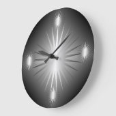 Zwart en zilver Star-slot Grote Klok (Hoek)