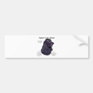 Zwart Engels Cocker Spaniel Geschiedenis Bumpersticker
