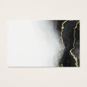 Zwart Etherische Mist Website RSVP Insert Kaarten Visitekaartje (Achterkant)