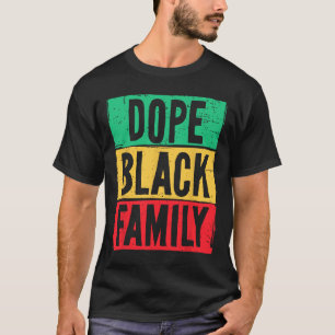 Zwart Familie Juneteenth Geschiedenis Maand Matchi T-shirt