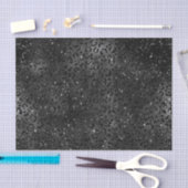 Zwart Faux Glitter Luipaard Print Tissuepapier (Craft)