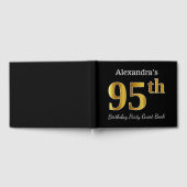 Zwart, Faux Gold 95e verjaardagsfeestje + aangepas Gastenboek (Volledig)