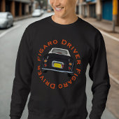 Zwart Figaro Driver Retro Figarations Sweatshirt