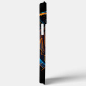 Zwart Futuristisch Neon Beer Case-Mate iPhone Case (Achterkant / Rechts)