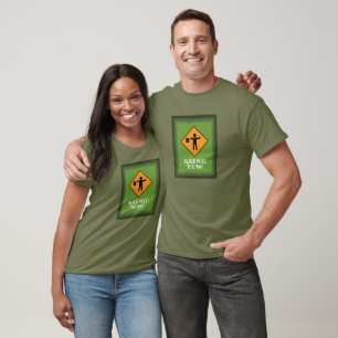 Zwart Gat Deze Manier Zoom Lijst T-shirt