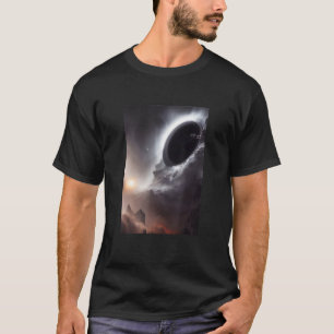 Zwart Gat In Een Melkwegstelsel Heelal Ruimteweten T-shirt