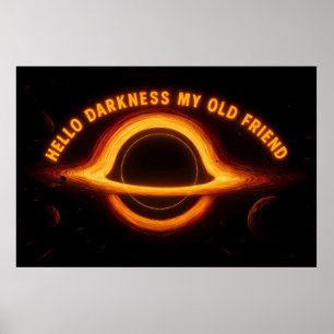 Zwart Gat Interstellaire Conversatie Poster