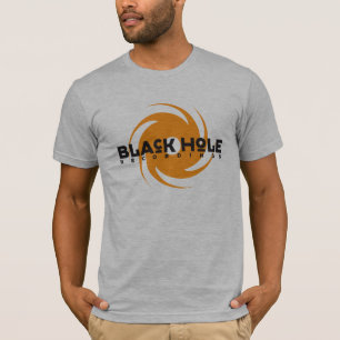 Zwart gat opnames Oranje Logo T-shirt