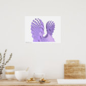 Zwart gat - Programmatische expressie Poster (Keuken)