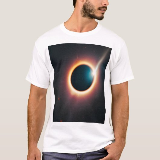 zwart gat t-shirt (Voorkant)