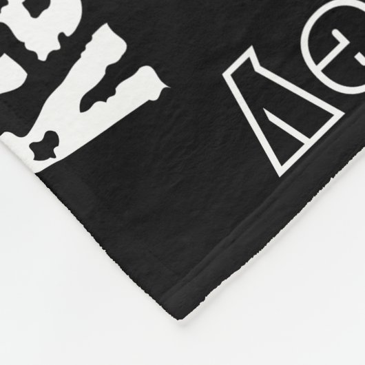 Zwart geblanket Chalkboard Names Fleece Blanket (Hoek)