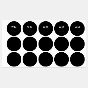Zwart Gebrandmerkt Logo Bedrijfsbedrijf Maatscha Labels
