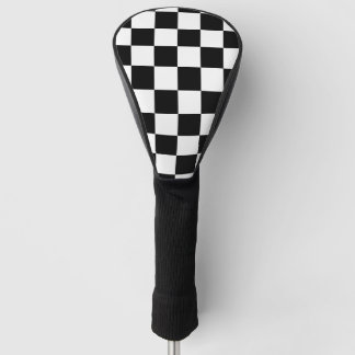 Zwart gecontroleerd golfheadcover
