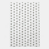 Zwart & geel Bumble Bee Theedoek (Verticaal)