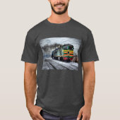 Zwart, geel en rood locomotief Shirt (Voorkant)