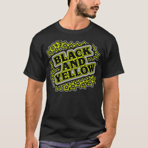 Zwart-geel — T-shirt
