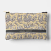 zwart geel Toile de Jouy bedrukt Etui (Voorkant)