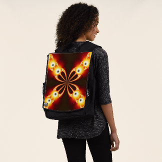 Zwart, Geelachtig en Oranje X Fractal Rugtassen