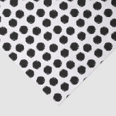 Zwart gegoten papier voor dot papier (Detail)