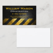 Zwart gele ondergrondse Visitekaartje (Voorkant / Achterkant)