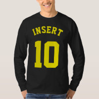 Zwart-gele volwassenen | Sport Jersey Design