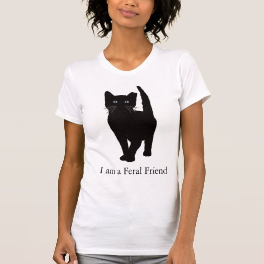 Zwart geoorloofd T shirt (Voorkant)