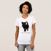 Zwart geoorloofd T shirt (Voorkant volledig)