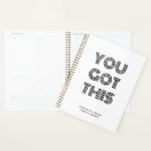 Zwart-gepersonaliseerd U HEBT DEZE Motivatie Pl Planner (Display)