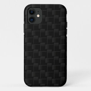 Zwart geruit patroon iPhone 11 hoesje
