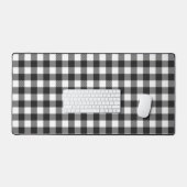 Zwart geruite Buffel Check Pattern Bureaumat (Keyboard & Muis)